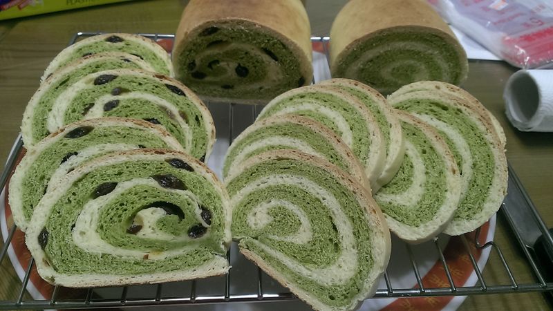 【動手做料理】抹茶木材麵包