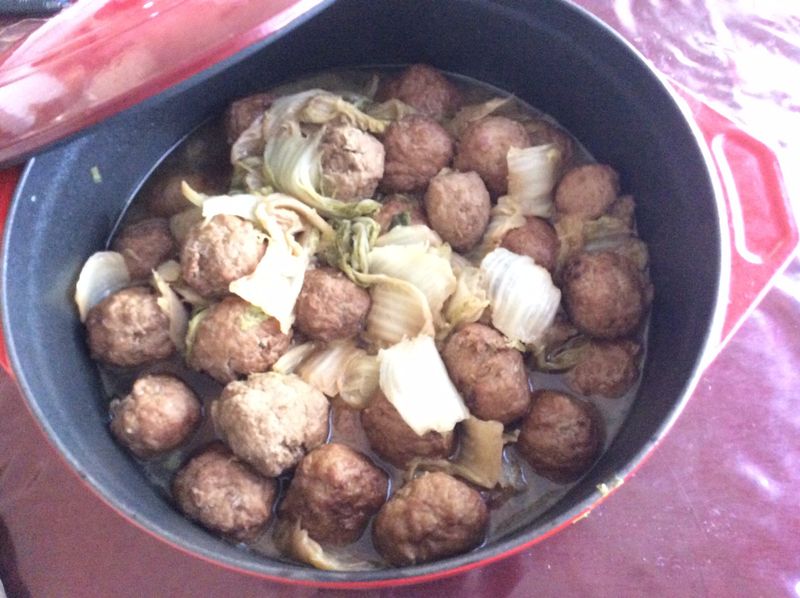 白菜燴肉丸