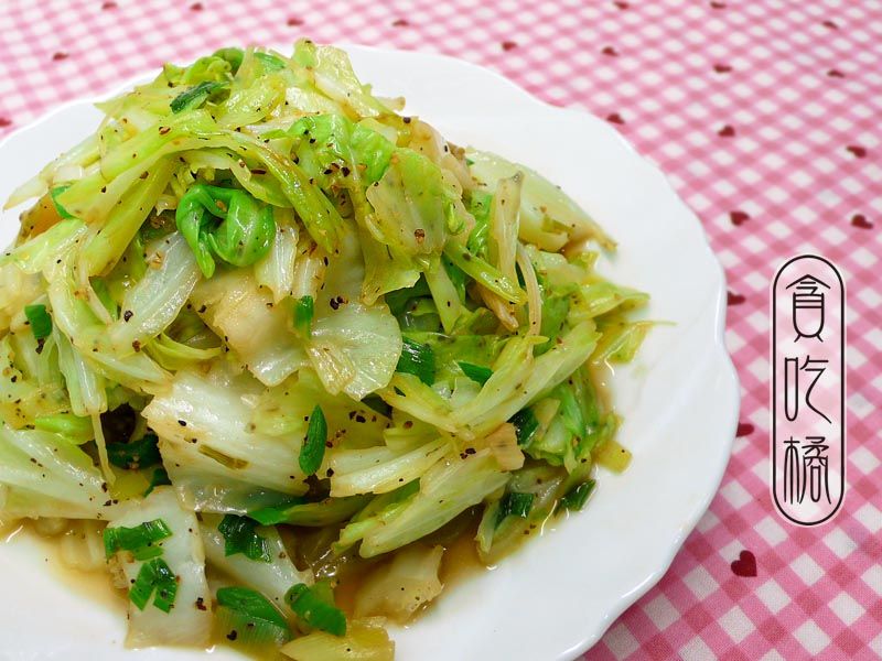 鐵板風捲心菜 ◆華麗風高麗菜 4