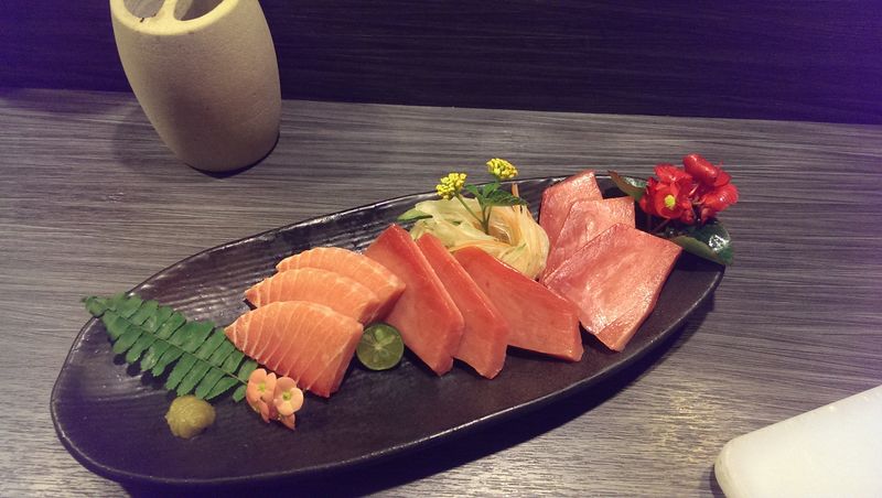 黑鮪魚生魚片