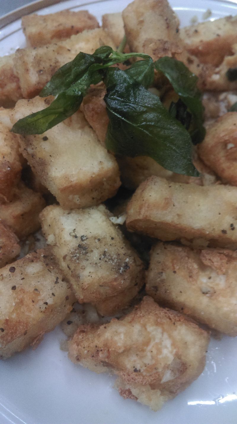 塔香炸豆腐