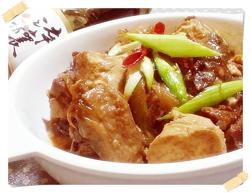 蒜香多福(豆腐)燒雞{淬釀決勝料理}