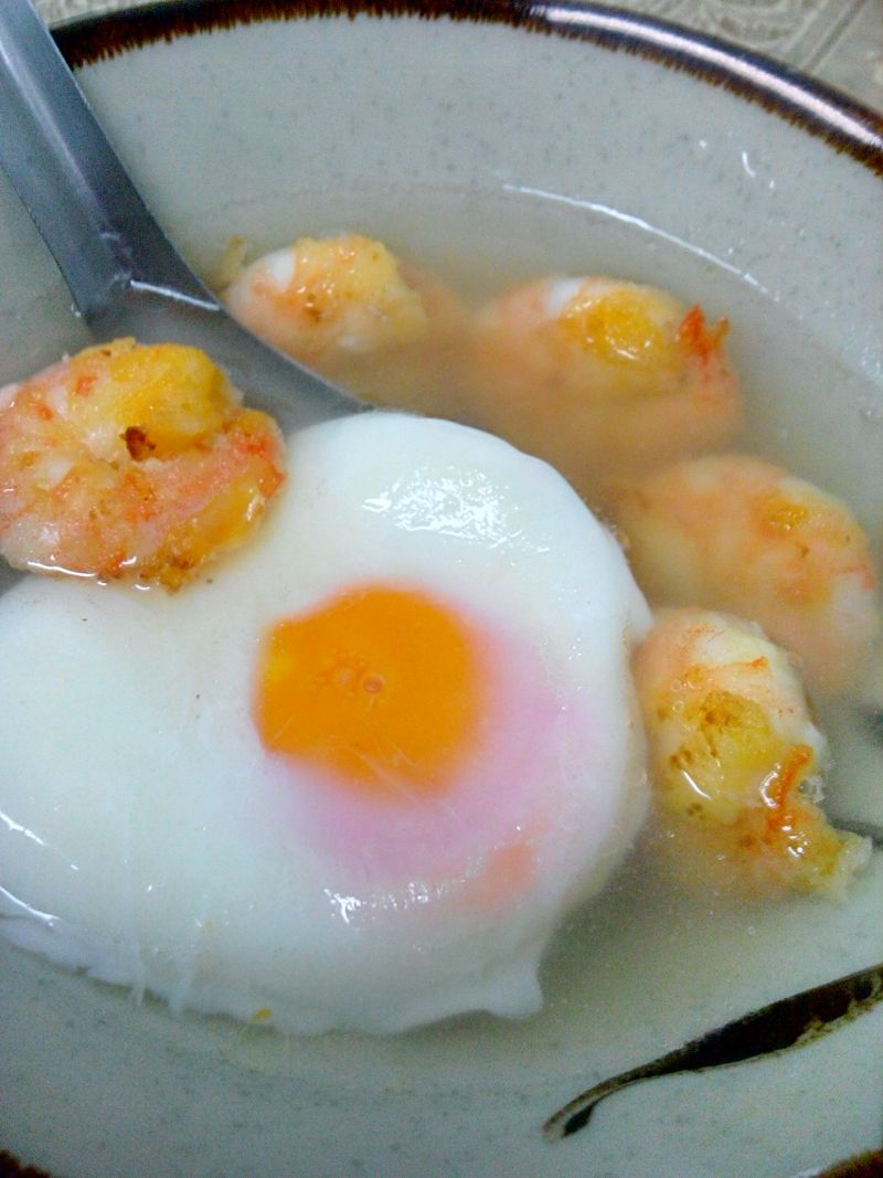 蝦仁蛋包湯