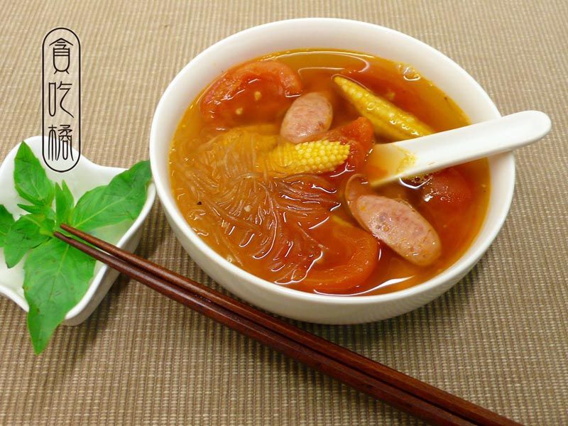 酸辣番茄湯EZ脫茄皮『711就近帶回家』