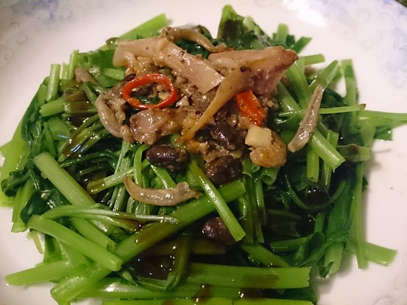 燙時蔬搭海鮮醬[小心上癮]