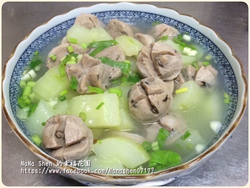 黃瓜摃丸湯