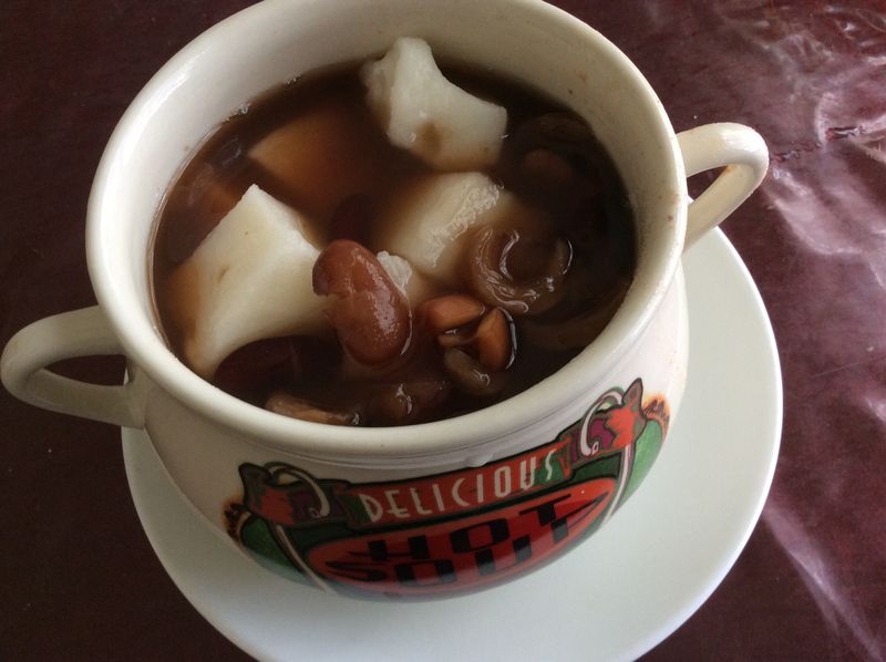 熱杏仁豆腐