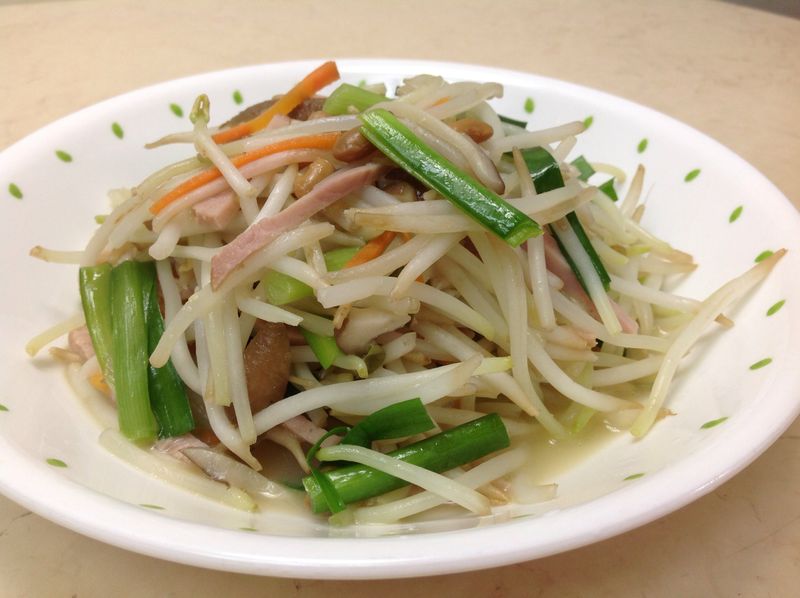 梅子豆腐乳炒銀芽