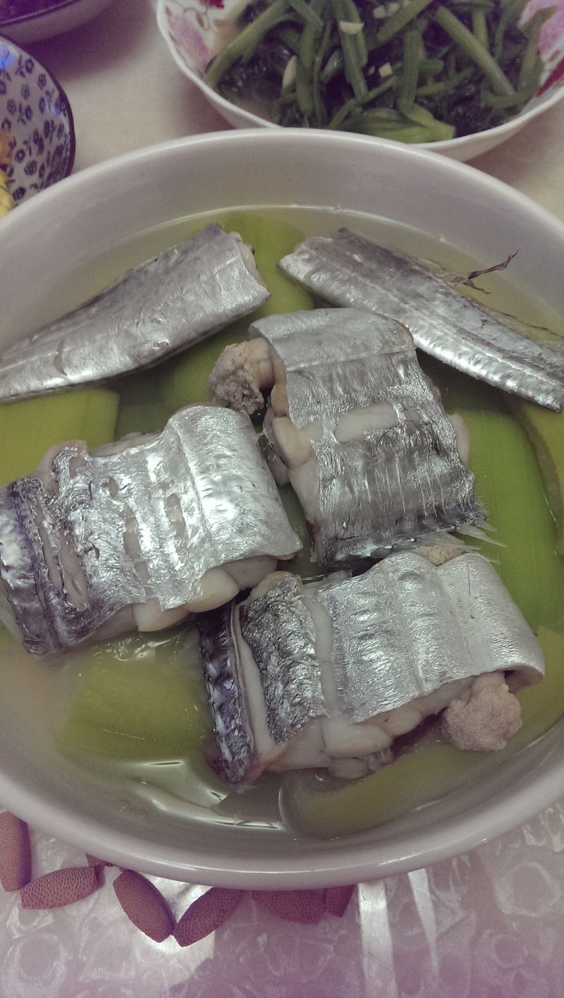 清蒸白帶魚絲瓜