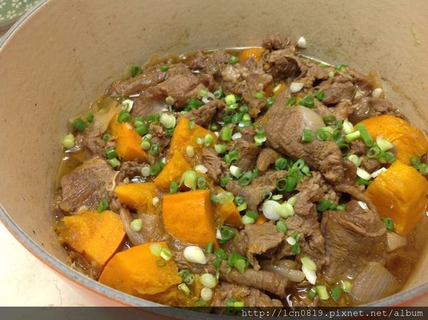 塩麴南瓜燉牛肉