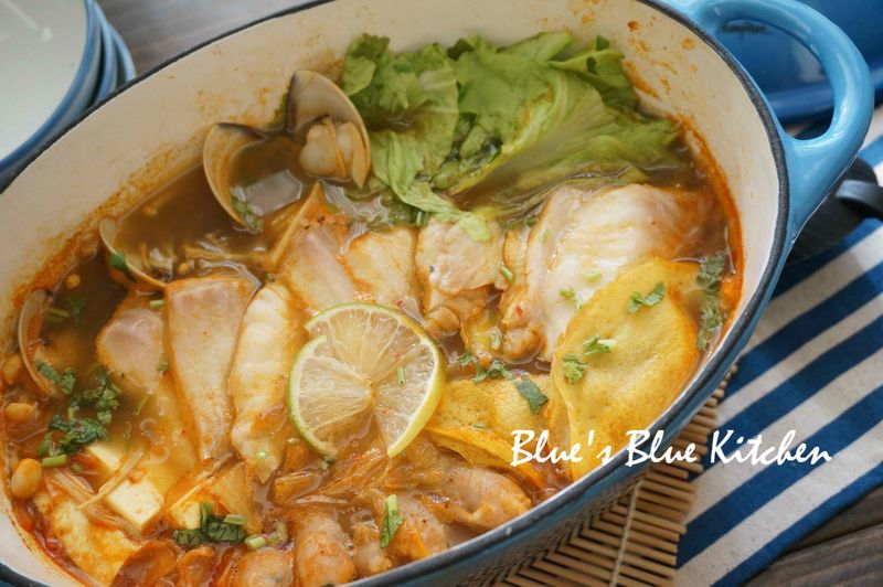 咖哩麻辣魚片鍋