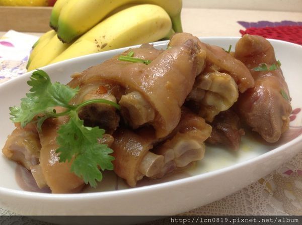 豆瓣醬酒燉豬腳蹄