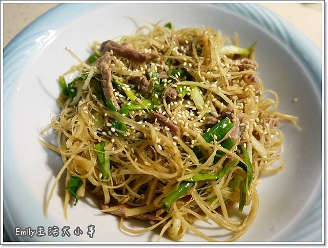 牛蒡炒肉絲