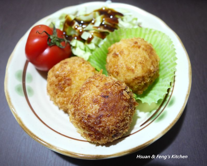 深夜食堂 實作篇【蟹肉奶油可樂餅]