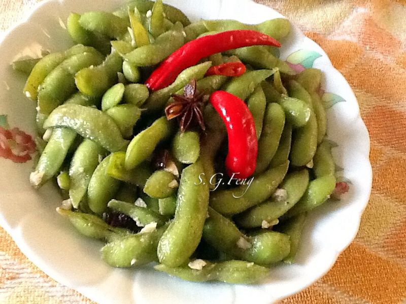 香辣毛豆莢