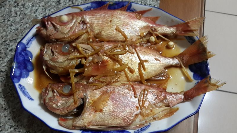 薑燒紅目鰱魚