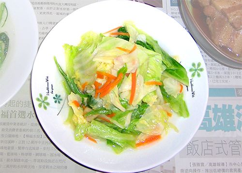 [ 5分鐘快炒] 蒜香高麗菜