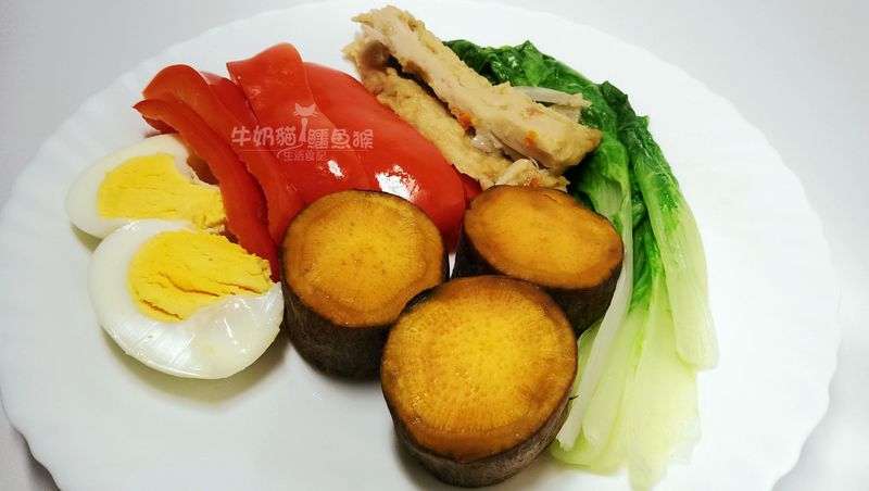 蒸地瓜餐-無油料理