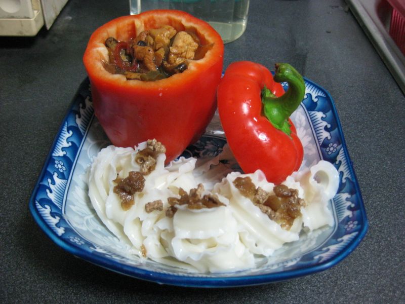 彩椒紹子麵