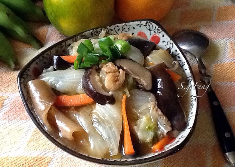 魚皮白菜滷(羹)