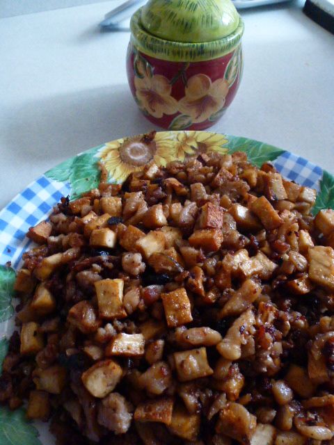 蘿蔔乾炒豆干