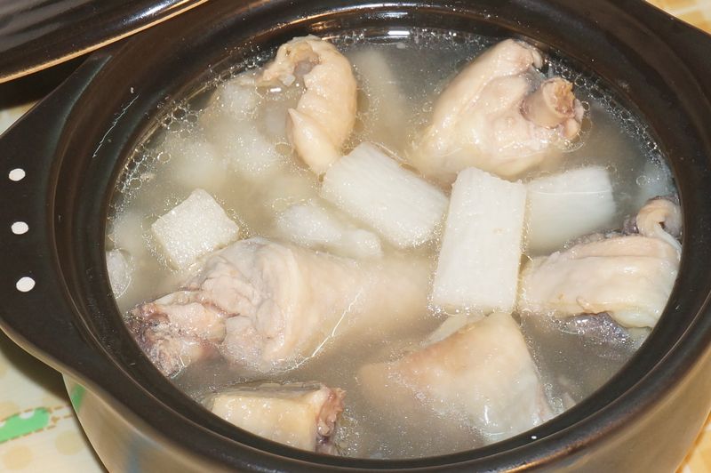 [親子煲湯] 山藥雞腿湯