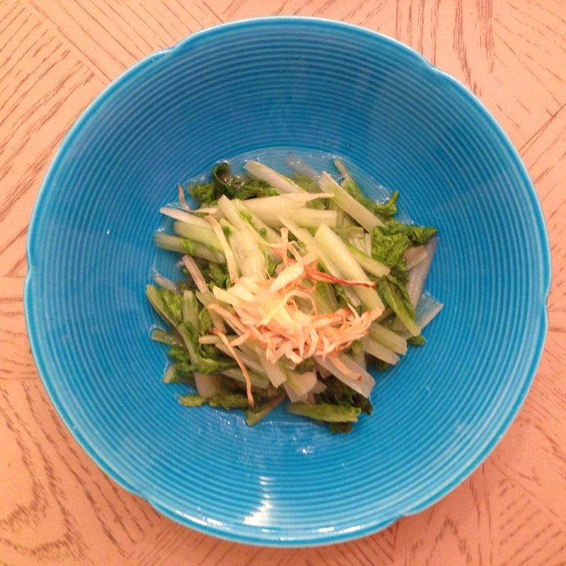 薑絲小白菜