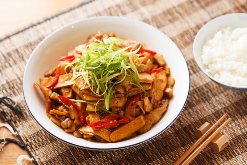 家常料理 - 豆乾肉絲