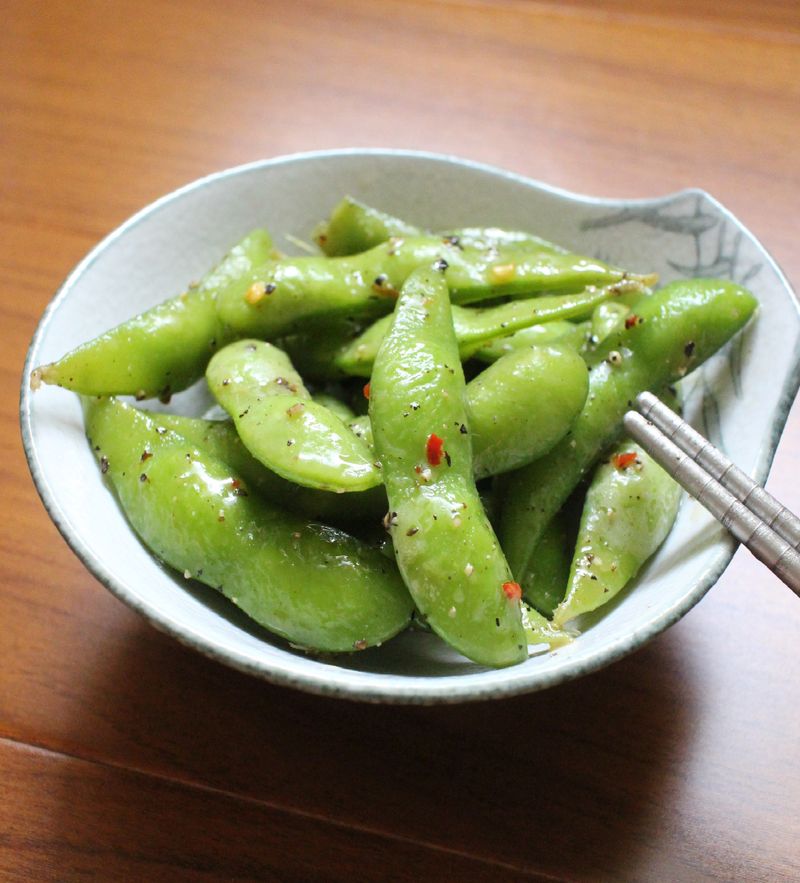 涼拌毛豆