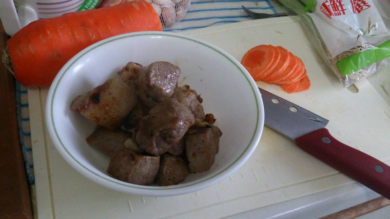 蒜香煸肉