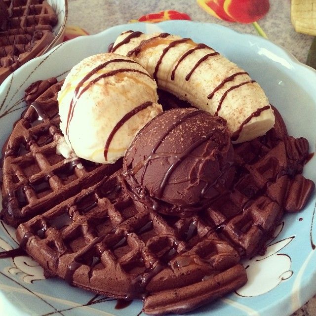 可可鬆餅Choco Waffle