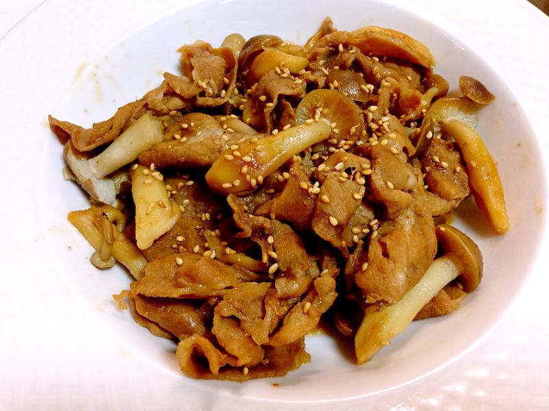 照燒梅花豬肉