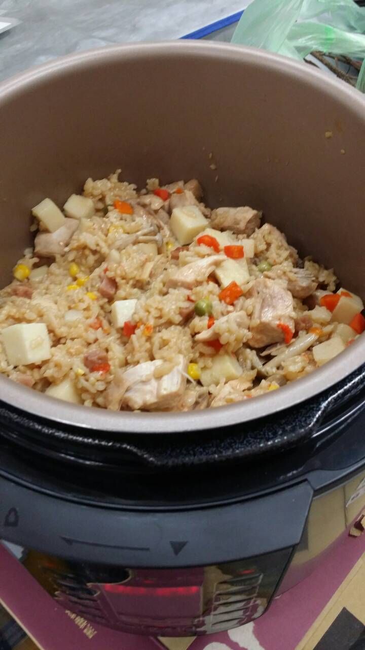 綠竹筍什錦燉飯♞飛利浦萬用鍋