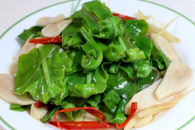 吃素進補DIY/麻油山蘇