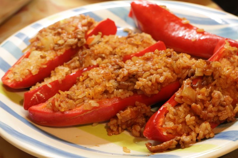 德國家庭菜: 甜椒鑲飯