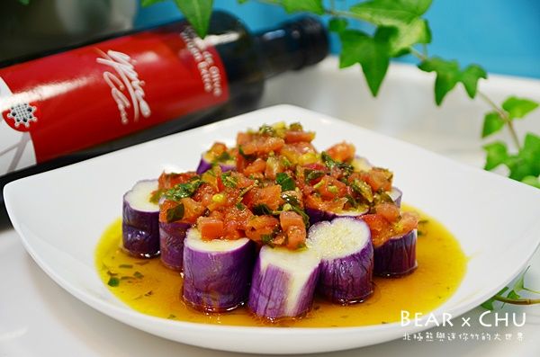 Sauce Vierge拌紫茄溫沙拉