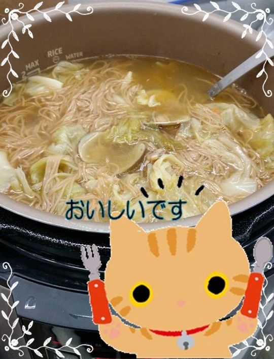 蛤蜊雞絲麵♞飛利浦萬用鍋