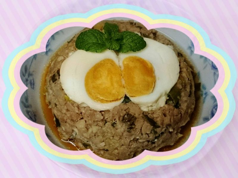 鹹蛋蒸肉