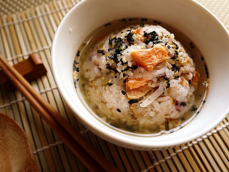 鮭魚茶蘿蔔絲泡飯[烹大師時食饗宴]