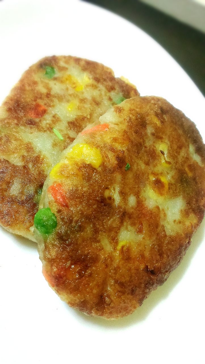 蔬菜豬肉薯餅