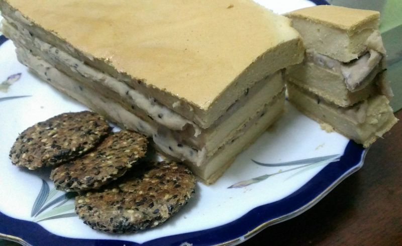 平底鍋健康版芋泥豆腐蛋糕