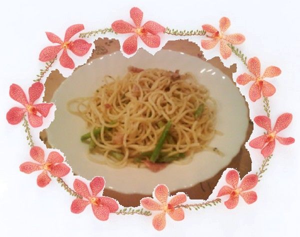 奶油培根蘆筍義大利麵