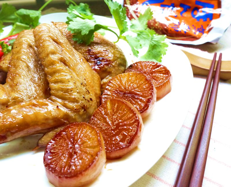 蘿蔔燒雞翅~快速入味版【烹大師時食饗宴】