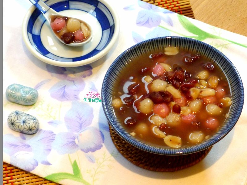 紅豆花生湯圓