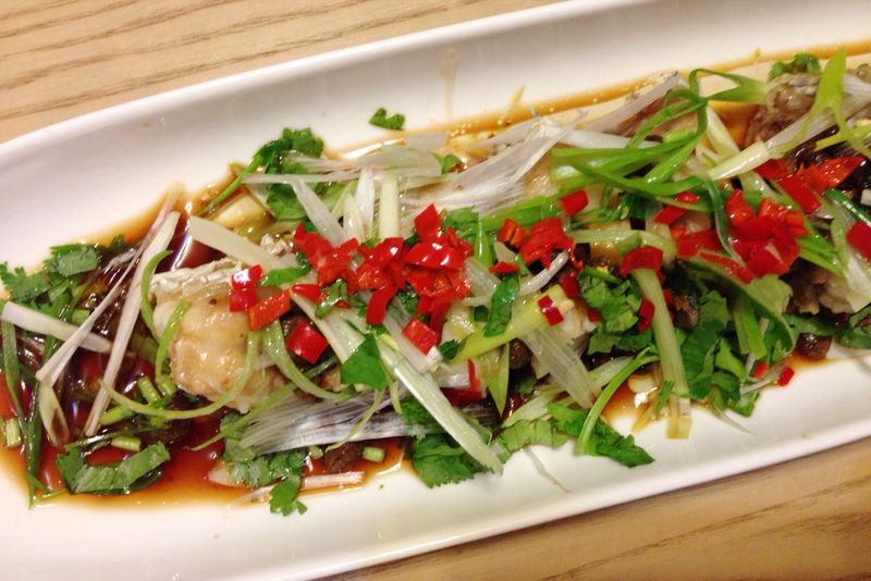 剁椒豆豉清蒸魚片。by克莉絲塔