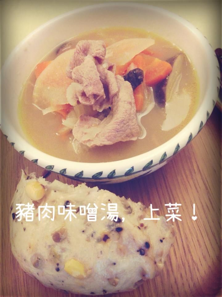 豬肉味噌湯 @188懶人料理