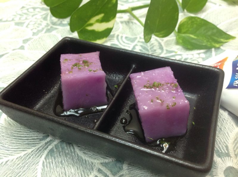 蔓越莓紫山藥糕(鷹牌煉乳)