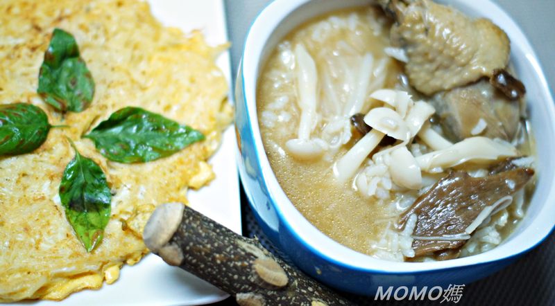 麻油麵線煎蛋VS麻油雞粥~小七食堂回家煮