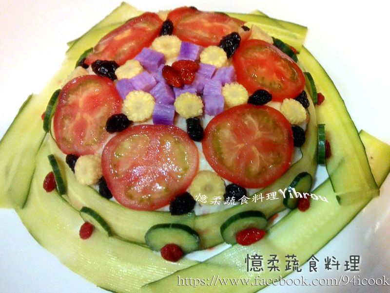 ♥憶柔蔬食♥素食蛋糕薯泥沙拉