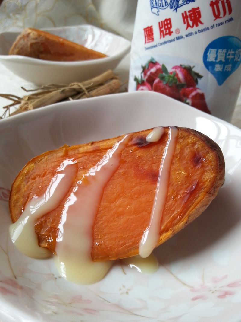 竹山番薯轟出奶香味［鷹牌煉奶］